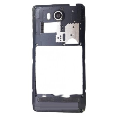 Middle Frame Ring Only For Huawei Ascend G600 U8950 White By - Maxbhi Com