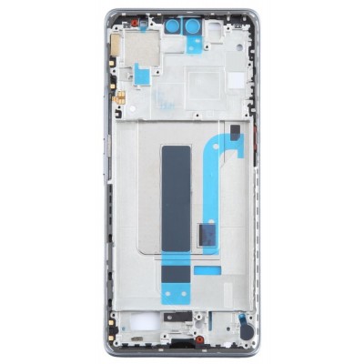 Lcd Frame Middle Chassis For Xiaomi Civi 3 White By - Maxbhi Com