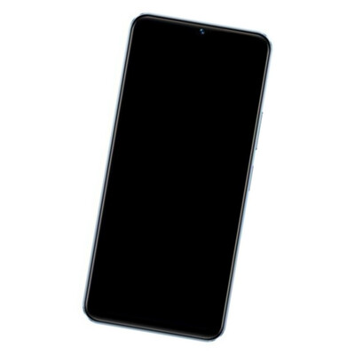 Camera Lens Glass with Frame for Vivo iQOO Z7i Blue