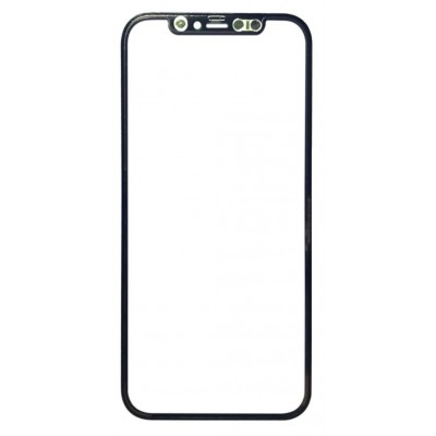 Replacement Front Glass For Apple Iphone 12 Pro Silver By - Maxbhi Com