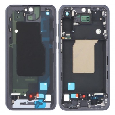 Lcd Frame Middle Chassis For Samsung Galaxy A55 5g Black By - Maxbhi Com