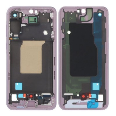 Lcd Frame Middle Chassis For Samsung Galaxy A55 5g Lilac By - Maxbhi Com