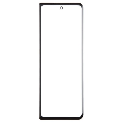 Replacement Front Glass For Samsung Galaxy Z Fold 3 Black By - Maxbhi Com