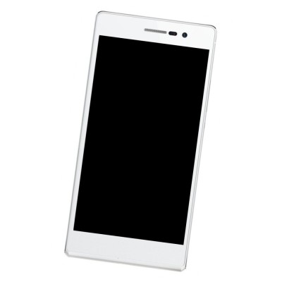 Middle Frame Ring Only for Huawei Ascend P7 with Dual sim White
