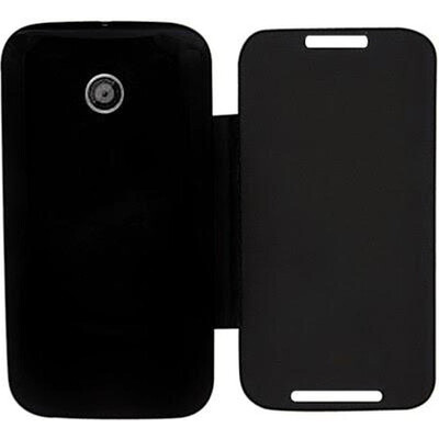 Flip Cover for Moto E 2nd Gen 3G - Black