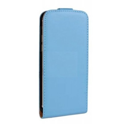 Flip Cover for Intex Aqua Power Plus - Blue