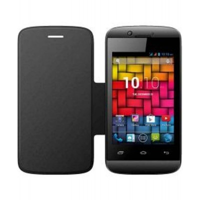 Flip Cover for Videocon A23F - Black