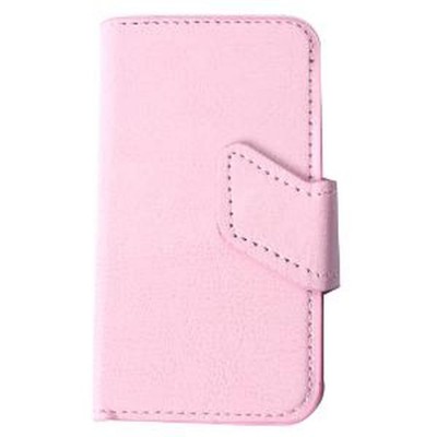 Flip Cover for Lava Iris 402 Plus - Pink