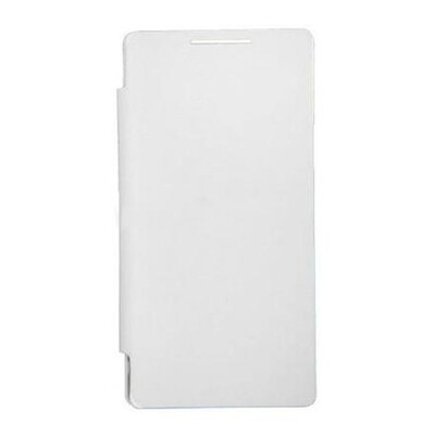 Flip Cover for Videocon Zest Pro - White