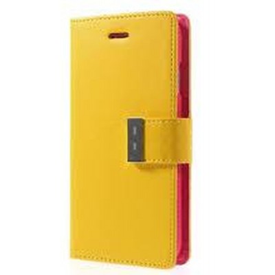Flip Cover for Hi-Tech Amaze S3 - Yellow