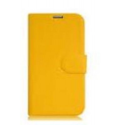 Flip Cover for Hitech Amaze S305 - Yellow