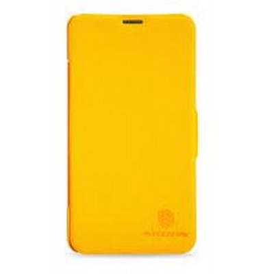 Flip Cover for IBall Andi4G Arc2 - Yellow