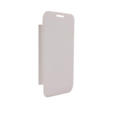 Flip Cover for Panasonic Eluga S Mini - White