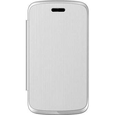 Flip Cover for Spice Stellar 405 - White