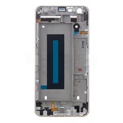 Lcd Frame Middle Chassis For Lg X Cam K580 Gold By - Maxbhi Com