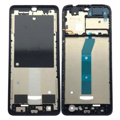 Lcd Frame Middle Chassis For Xiaomi Poco C61 Black By - Maxbhi Com