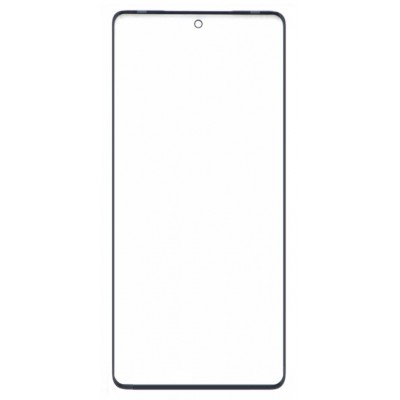 Replacement Front Glass For Vivo V29 5g Black By - Maxbhi Com