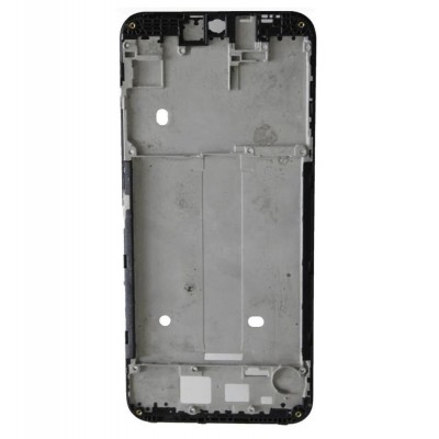 Lcd Frame Middle Chassis For Motorola Moto E6 Plus Black By - Maxbhi Com