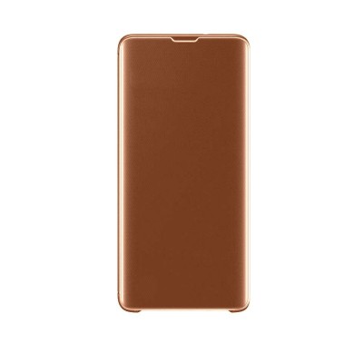Flip Cover For Vivo T3x 5g Brown By - Maxbhi Com