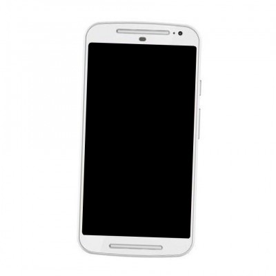 Middle Frame Ring Only For Motorola Moto G2 White By - Maxbhi Com