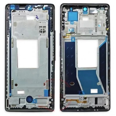 Lcd Frame Middle Chassis For Infinix Note 40 Pro Plus 5g White By - Maxbhi Com