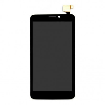 Lcd With Touch Screen For Alcatel Idol S Ot6034r Black By - Maxbhi Com