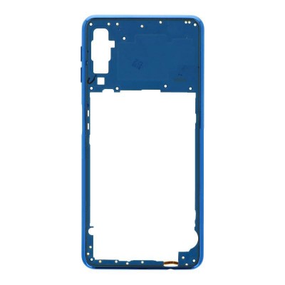 Middle Frame Ring Only For Samsung Galaxy A7 2018 Blue By - Maxbhi Com
