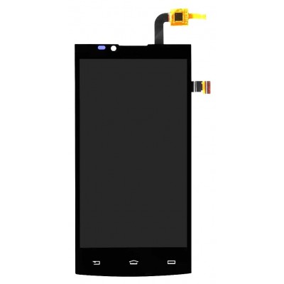 Lcd With Touch Screen For Philips S398 Black By - Maxbhi Com