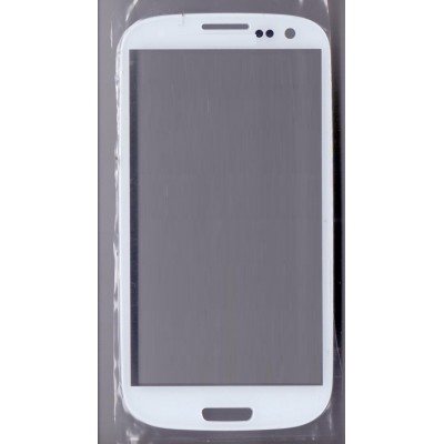 Front Glass Lens For Samsung I9300 Galaxy S III - White
