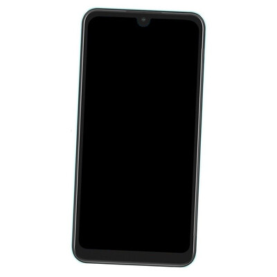 Camera Lens Glass with Frame for Itel A04 Cyan