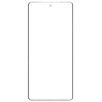 Replacement Front Glass For Vivo V30e Black By - Maxbhi Com