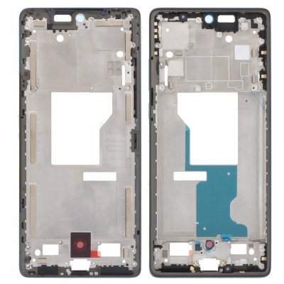 Lcd Frame Middle Chassis For Motorola Edge 50 Fusion Black By - Maxbhi Com