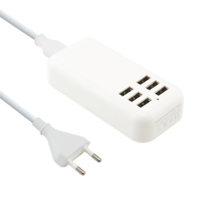 6 Port Multi USB HighQ Fast Charger for ZTE Blade X - Maxbhi.com