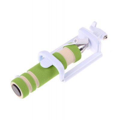 Mini Selfie Stick for Micromax Canvas Gold A300 - With Aux Cable - Maxbhi.com