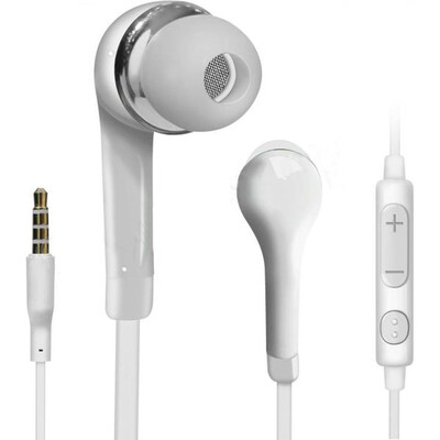 Earphone for Milagrow M2Pro 3G Call 32GB - Handsfree, In-Ear Headphone, 3.5mm, White