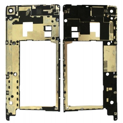 Middle Frame Ring Only For Sony Xperia Xa Ultra Dual F3216 Gold By - Maxbhi Com