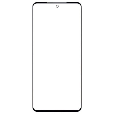 Replacement Front Glass For Motorola Edge 50 Ultra Black By - Maxbhi Com