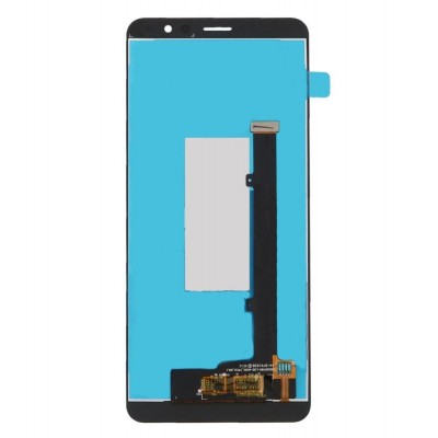 Lcd With Touch Screen For Zte Blade Max View Black By - Maxbhi Com
