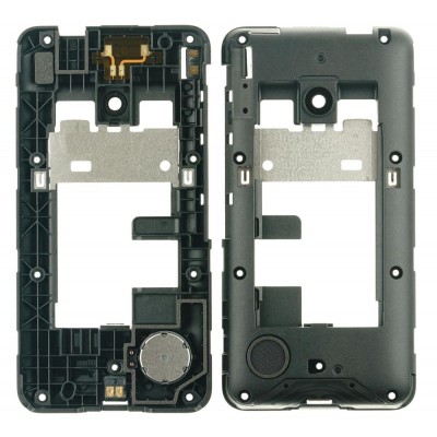 Middle Frame Ring Only For Nokia Lumia 530 Rm1017 Orange By - Maxbhi Com
