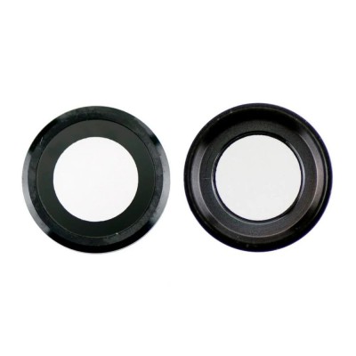 Camera Lens Glass with Frame for Apple iPhone 6 Plus Black