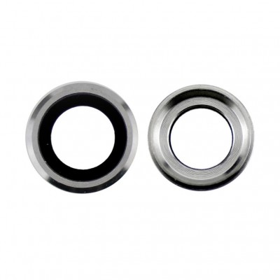 Camera Lens Glass With Frame For Apple Iphone 6 Plus Silver By - Maxbhi Com