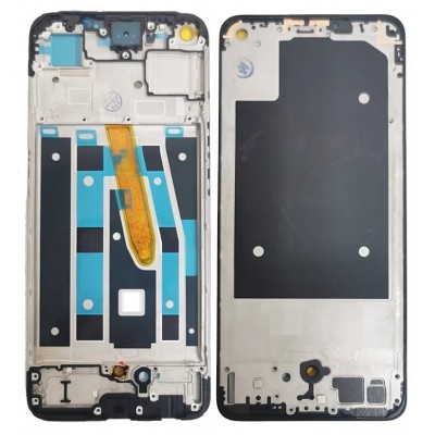Lcd Frame Middle Chassis For Oppo Reno8 4g Black By - Maxbhi Com