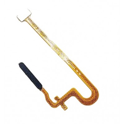Fingerprint Sensor Flex Cable For Oppo A1x 5g Black By - Maxbhi Com