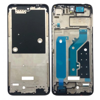 Lcd Frame Middle Chassis For Infinix Hot 20 4g Black By - Maxbhi Com