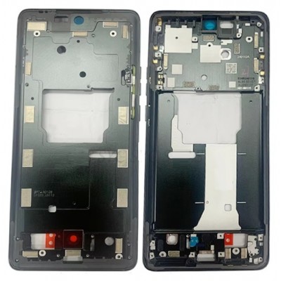 Lcd Frame Middle Chassis For Motorola Edge 2023 Black By - Maxbhi Com