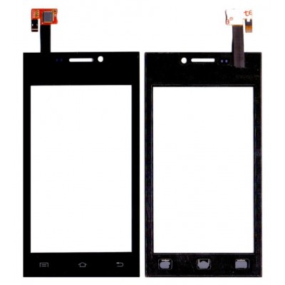 Touch Screen Digitizer For Intex Aqua Y2 Black By - Maxbhi Com