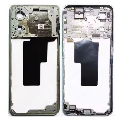 Middle Frame Ring Only For Oppo A1x 5g Black By - Maxbhi Com