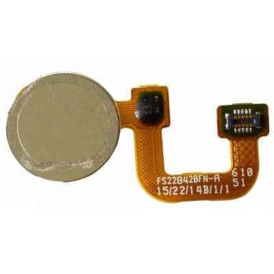 Fingerprint Sensor Flex Cable For Blu S91 White By - Maxbhi Com