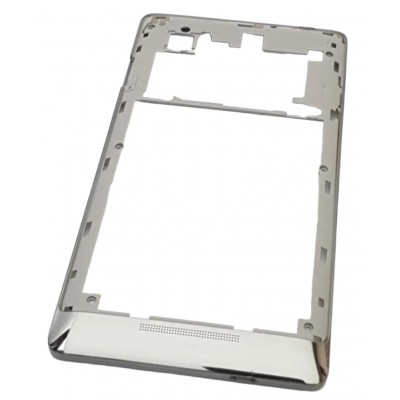 Middle Frame Ring Only For Lenovo Vibe Z K910 White By - Maxbhi Com