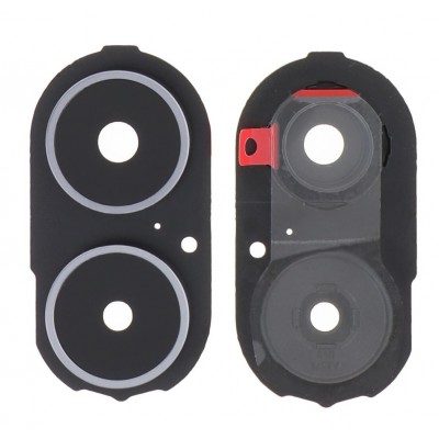 Camera Lens Glass With Frame For Oneplus Nord Ce 4 Lite 5g Black By - Maxbhi Com